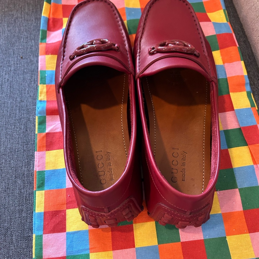Gucci Men's Bold Red Loafers - Picture 15 of 16